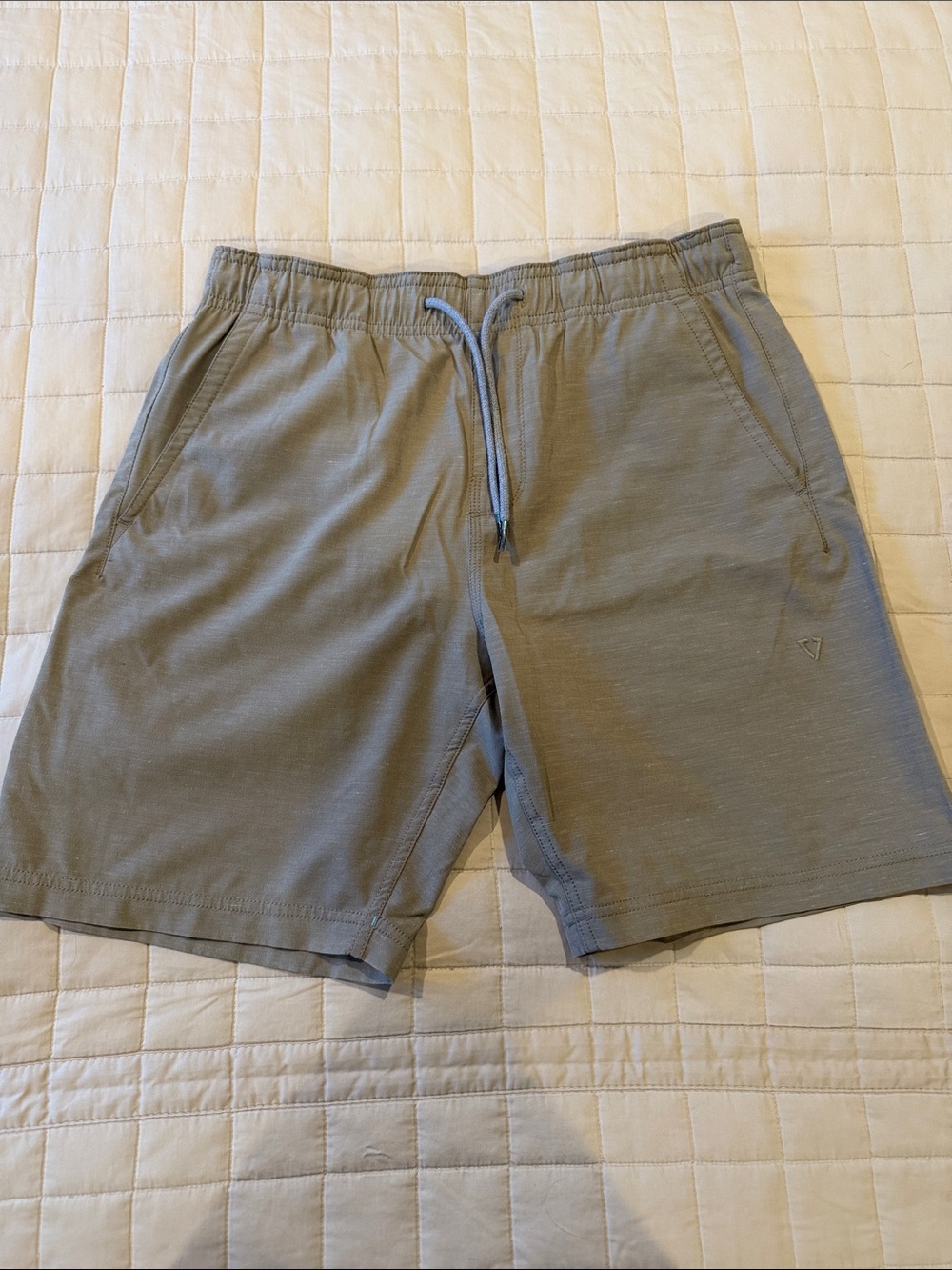VISSLA Gray Drawstring Casual Kids Shorts
